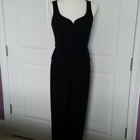 SHELLI SEGAL Pants - WOMENS JUMPSUIT BY SHELLI SEGAL CAREER WIDE LEGS S